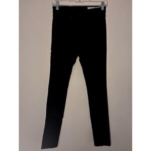Rag & Bone 10 Inch Skinny Jeans Black High Rise Modal Blend Size 25 W1532I769BLK